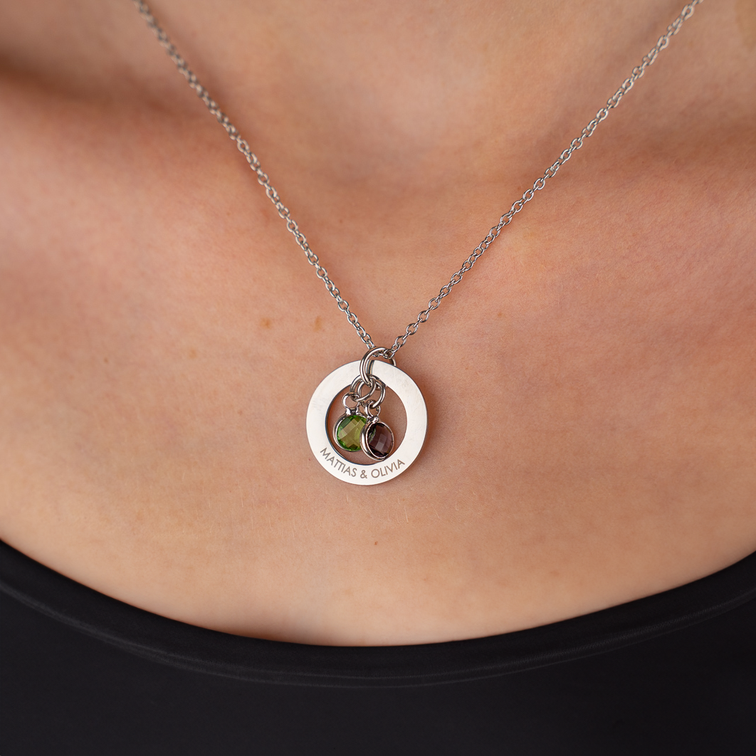 Nyaklánc: Circle Birthstone